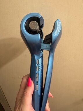 Blue Automatic Curling Iron for Women Hair Tools